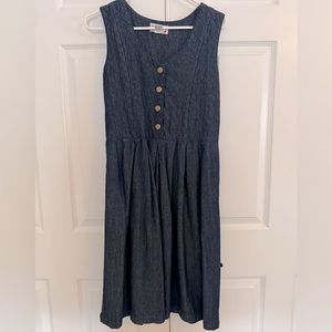 Vintage American Sweetheart Denim Dress. Size Small